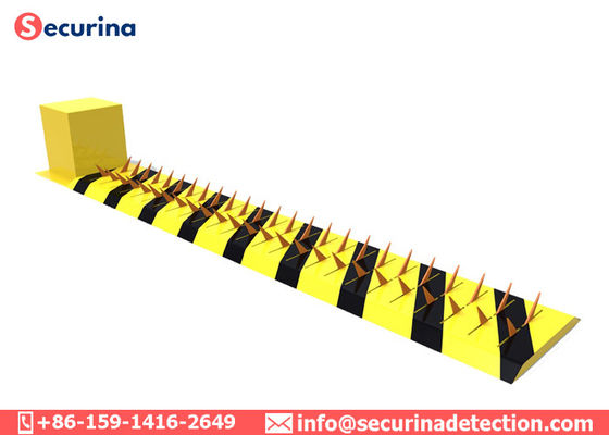 Edelstahl-Verkehr Spike Barrier, sicherer Reifen-Mörder-Antikollisionswarnung